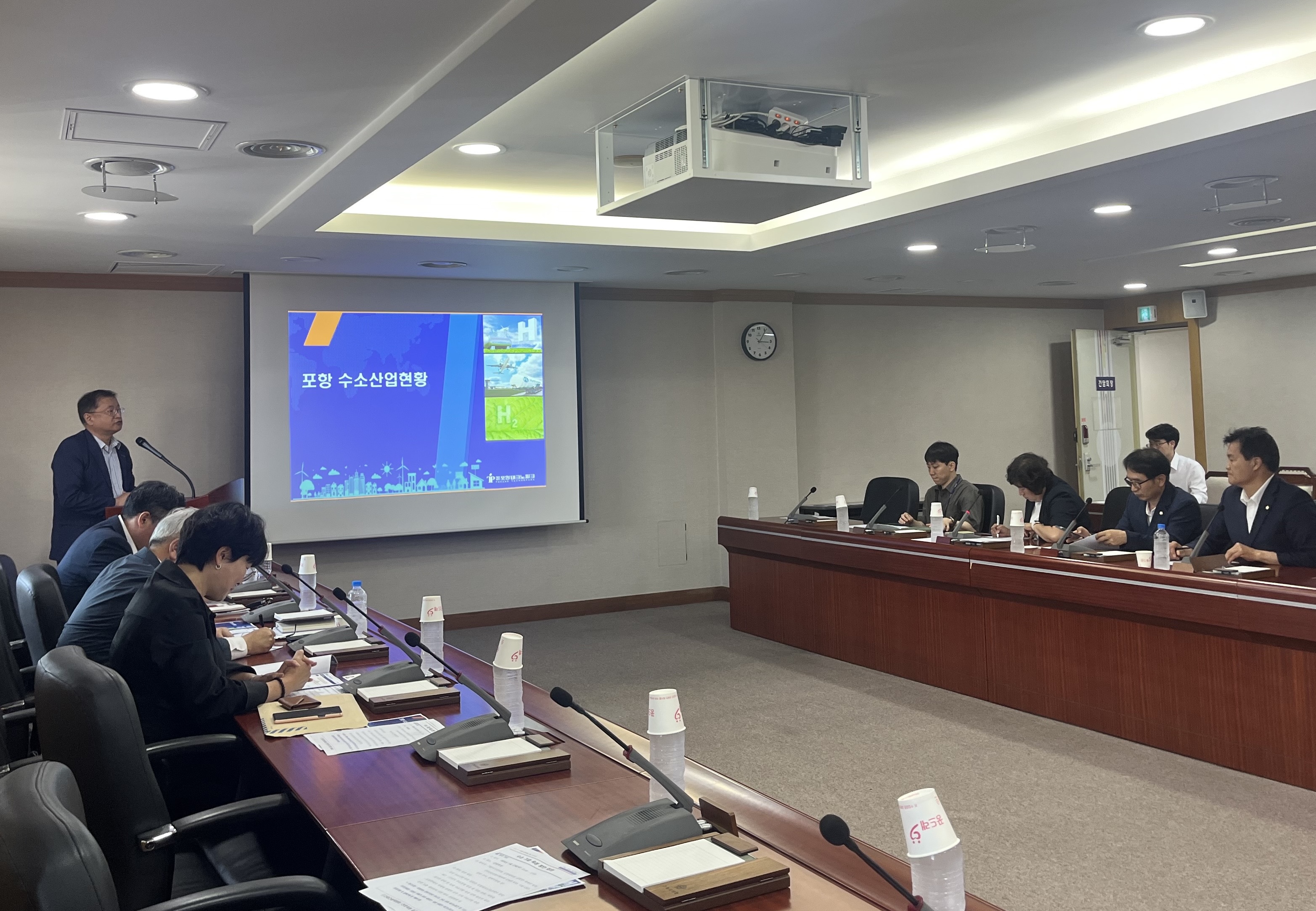 구미시의회, 수소기업 육성 방안 간담회 개최