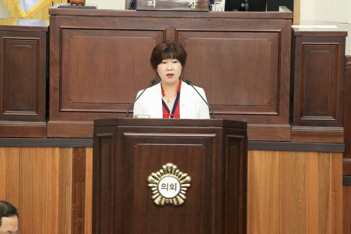 20190919-013[AP7U2703-제233회 임시회 제1차 본회의시 장미경 의원 5분 자유발언.jpg