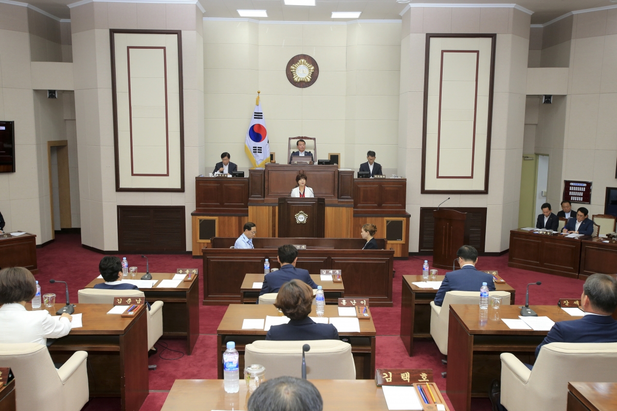 20190919-017[AP7U2712-제233회 임시회 제1차 본회의시 장미경 의원 5분 자유발언.jpg