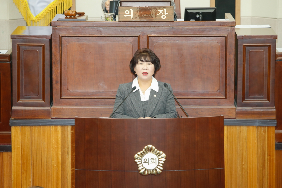 20230110-008[_P7U8599-제264회 임시회 제1차 본회의시 장미경 의원 5분 자유발언.JPG