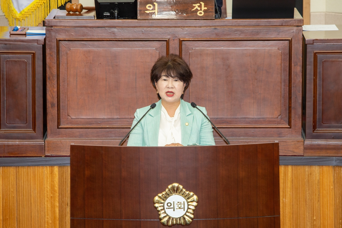 20230509-006[_P7U0872-제267회 임시회 제1차 본회의시 장미경 의원 5분 자유발언.JPG