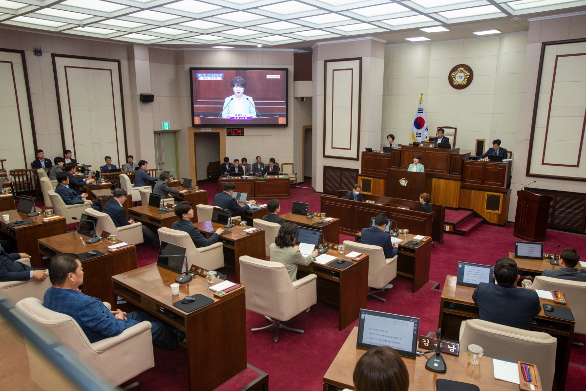 20230509-011[_P7U0883-제267회 임시회 제1차 본회의시 장미경 의원 5분 자유발언.JPG