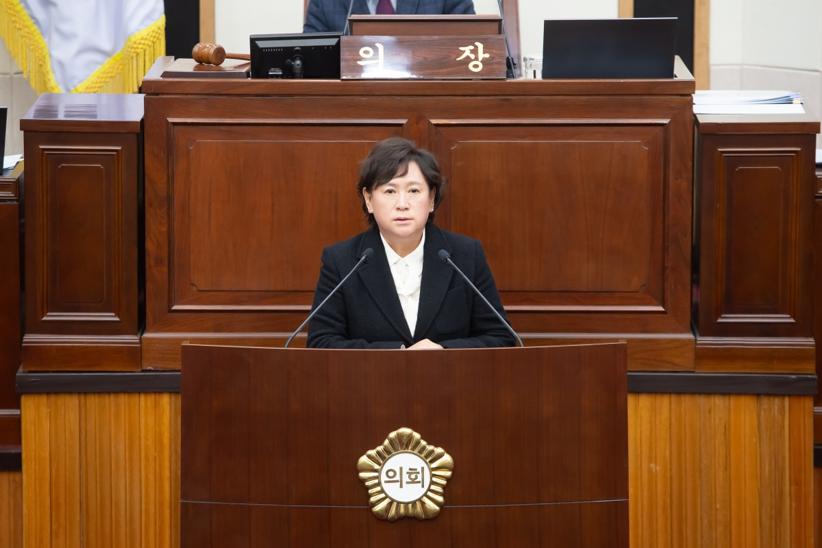 20250121-009[_P7U9757-제283회 임시회 제4차 본회의시 이지연 의원 5분 자유발언.jpg