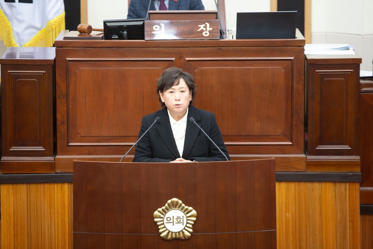 20250121-008[_P7U9751-제283회 임시회 제4차 본회의시 이지연 의원 5분 자유발언.jpg