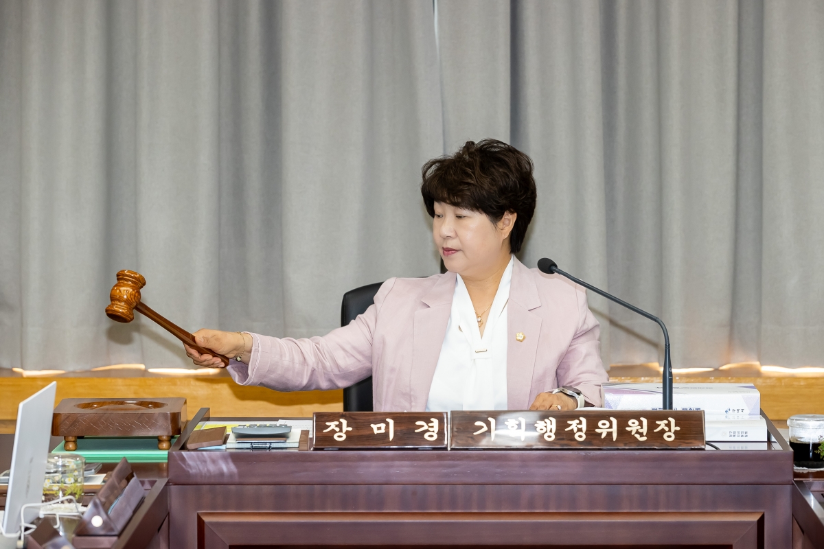 20250605-009[AMG_0851-제288회 제1차 정례회 기획행정위원회 소관 2024회계연도 세입·세출 결산 승인안 예비심사활동.jpg