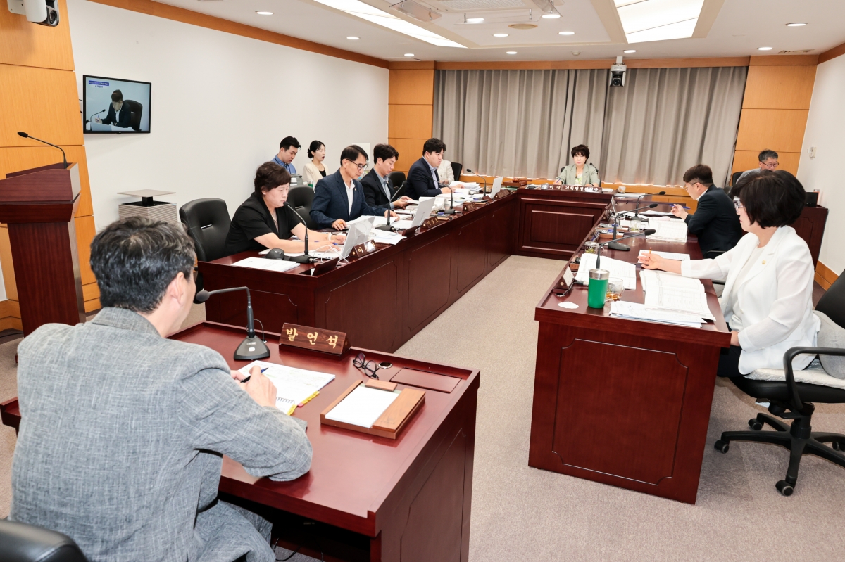 20250718-001[AMG_4526-1-제289회 임시회 기획행정원회 2025년도 제1회 추가경정예산안 및 기금운용계획변경안 예비심사활동.JPG