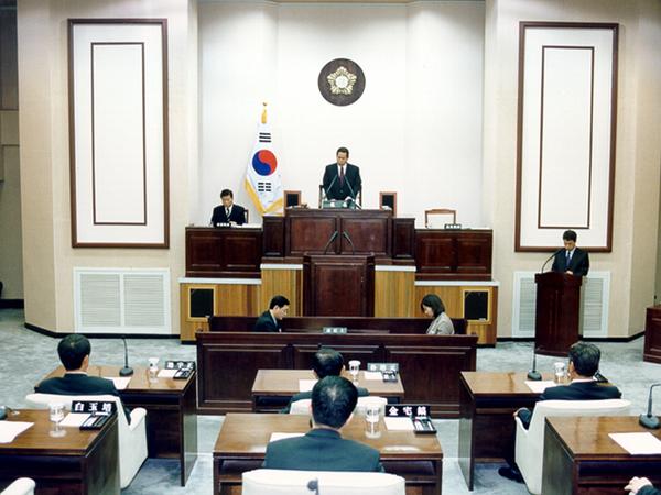 제84회 임시회 개회식 및 제1차 본회의