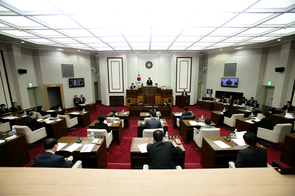 제166회 정례회 개회식