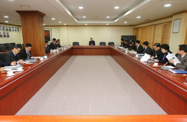 관내 동장과 간담회 개최