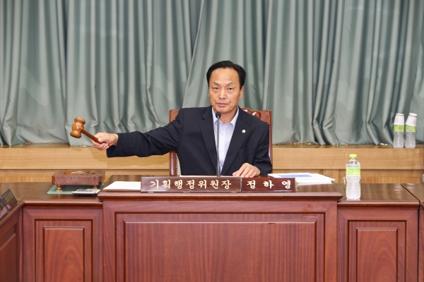 제196회 임시회시 기획행정위원회 활동