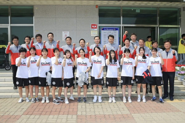제56회 경북도민체전 구미시선수단 문경시 현지방문 격려
