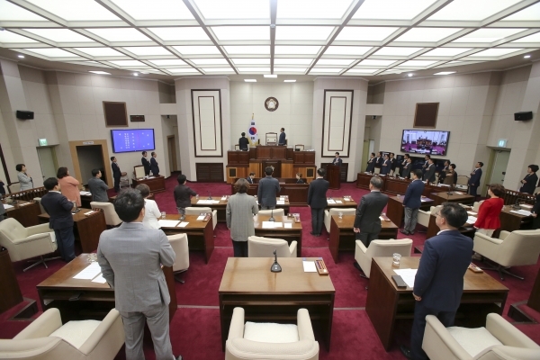 제234회 임시회 개회식 및 제1차 본회의 활동